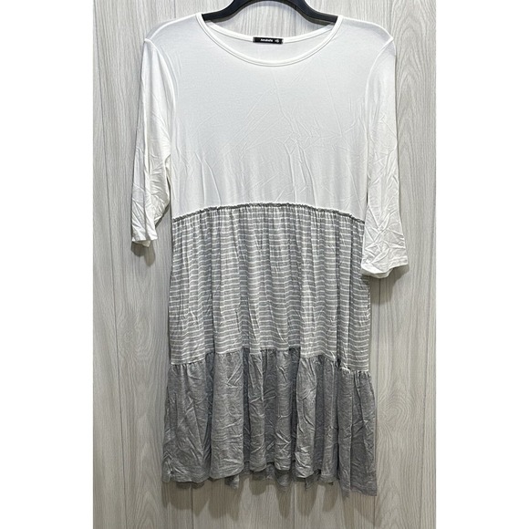 Annabelle Tops - ANNABELLE Women's (Size 2XL) Rayon Stretch Tiered Shirt/Dress 3/4 Sleeve